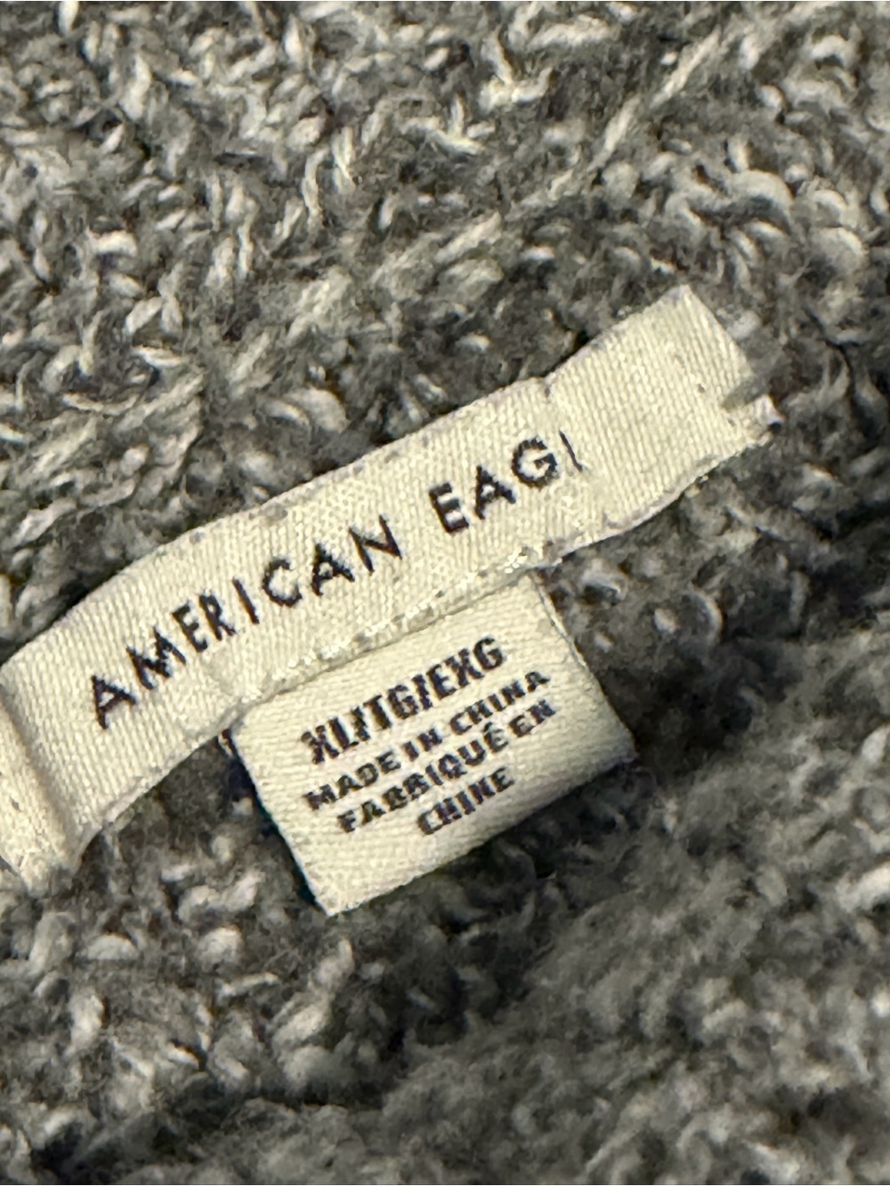 American Eagle Outfitters Gray Cowl/Turtleneck Sweater
